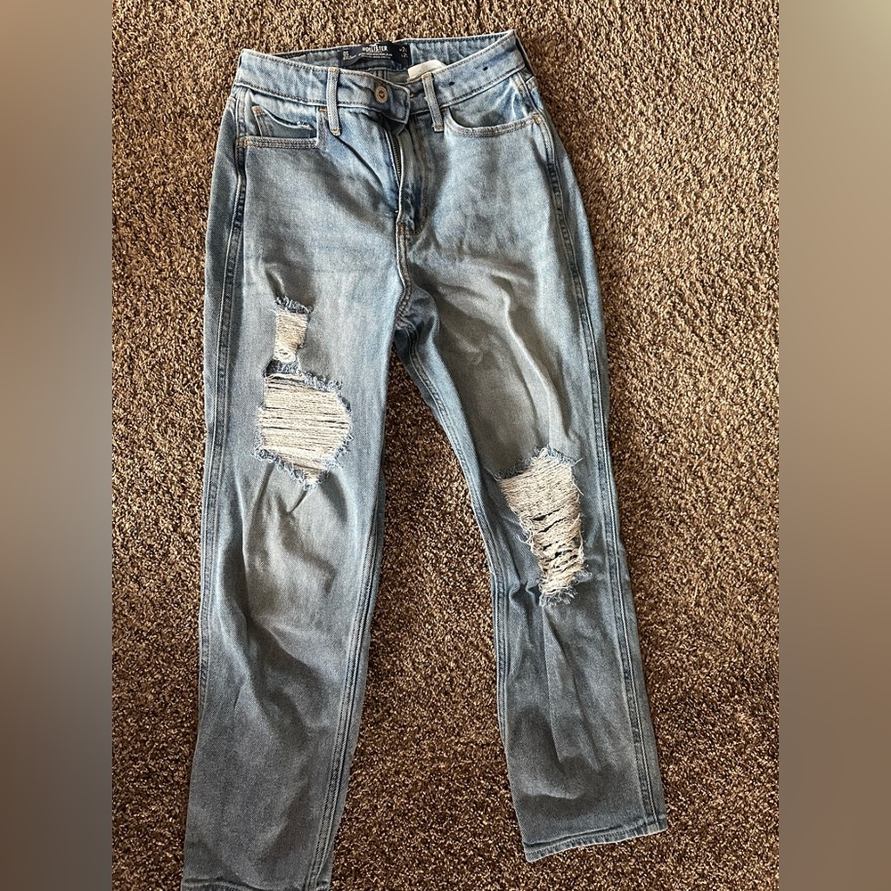 Hollister high rise mom jean